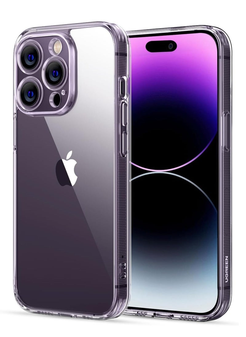 Raxoom rystal Clear iPhone 14 Pro Max Case, Non-Yellowing Shockproof Protective Phone Case Slim Thin TPU Bumper Cover [Soft Anti-Scratch], 6.7 inch (Crystal Clear) - Image 1