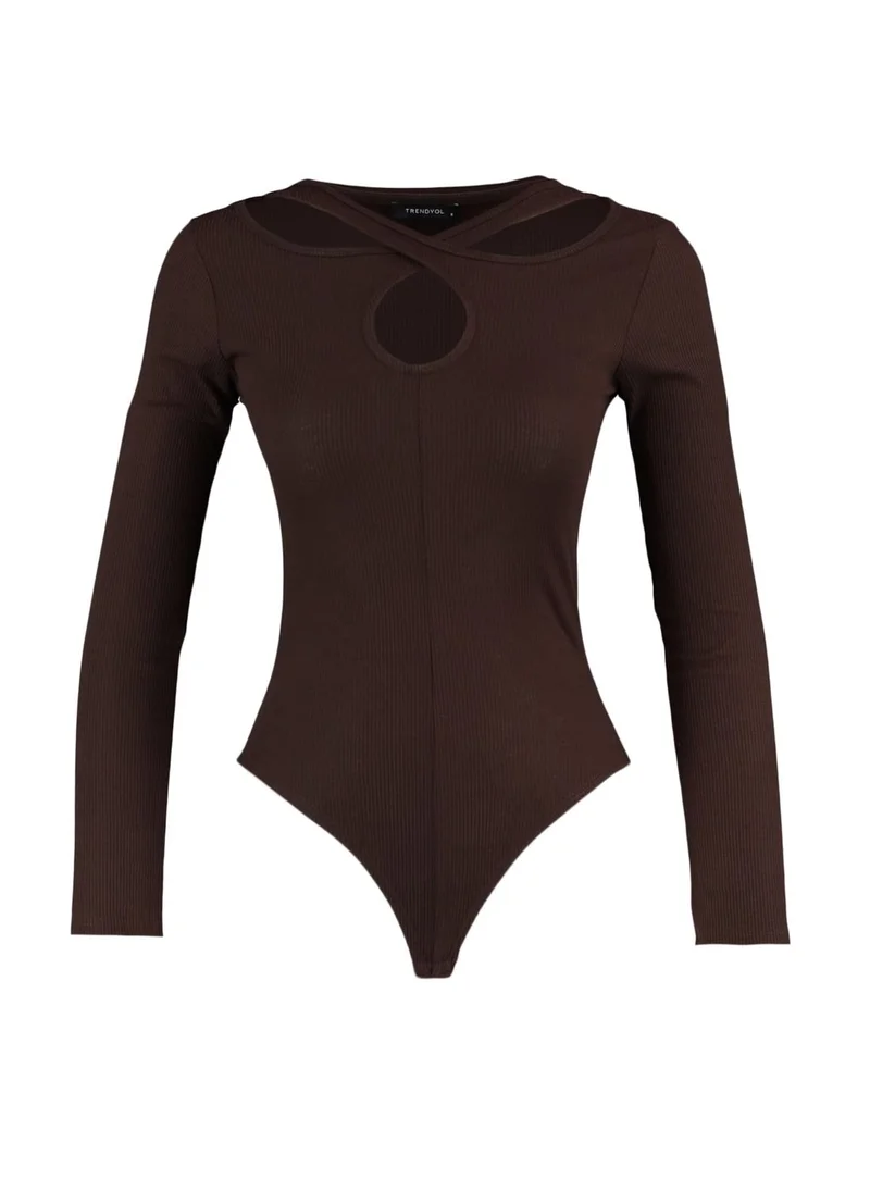 trendyol Cut Out Ribbed Body