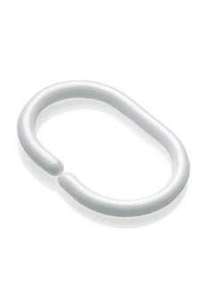 CHANDER Chander Shower Curtain Plastic Rings Pack of 32 Pcs with Glossy Finish  - Image 4