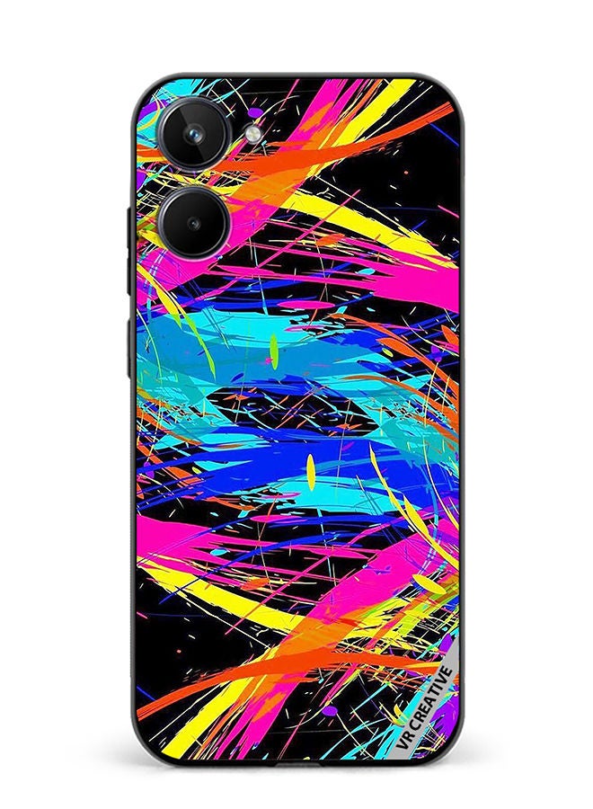 VR CREATIVE Protective Case Cover For Realme 10 Design Multicolour - Image 1