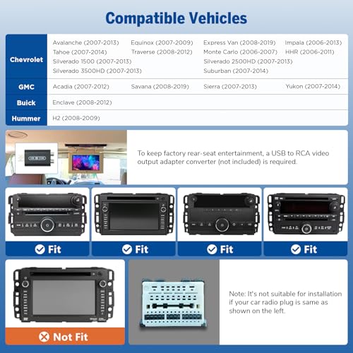 Eonon GMX6S2 8" Car Stereo for Chevy/GMC/Buick (2007-2013),Octa Core 6+64GBCar Audio, CarPlay & Android Auto,5G LTE, WiFi 6,DSP Audio, Opt & Coax Output, Bluetooth （GMX6S Upgrade） - Image 4