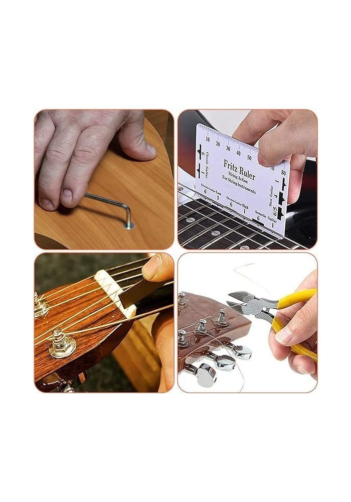 26-Piece Guitar Repair Kit with Tools and Accessories - Image 5
