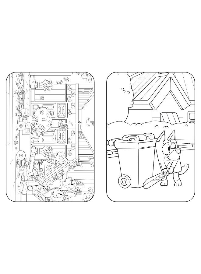 Bluey: Fun and Games Colouring Book: Official Colouring Book - Image 3