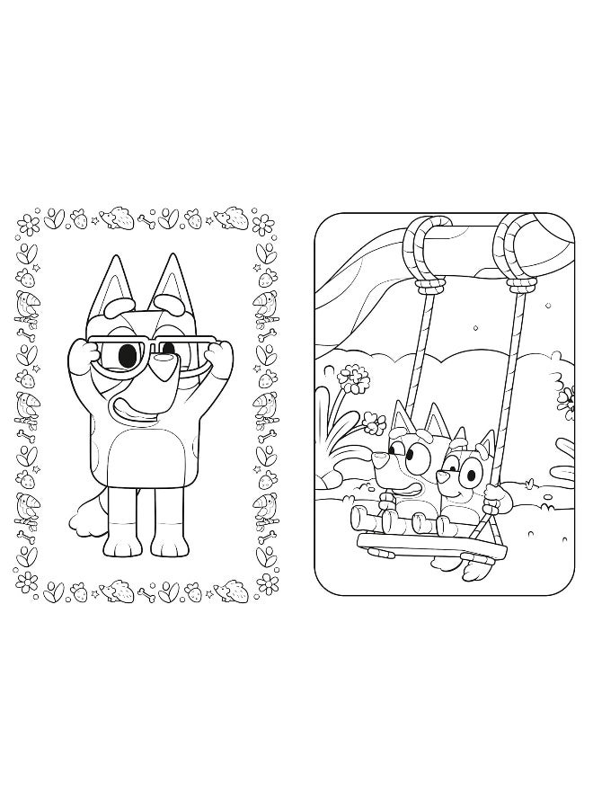 Bluey: Fun and Games Colouring Book: Official Colouring Book - Image 2