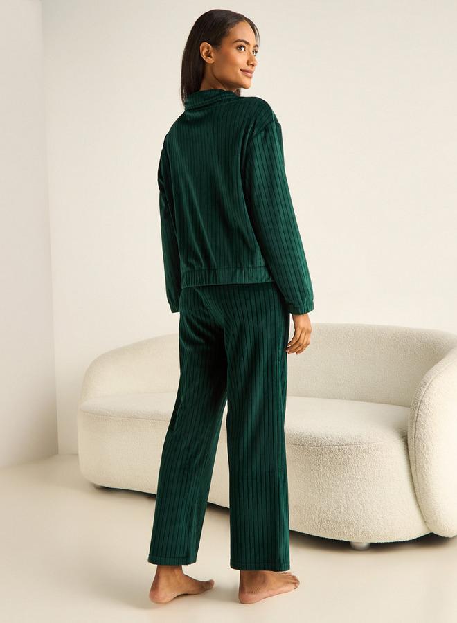 Splash FAV Pyjama Set Collared Shirt & Trousers - Image 3