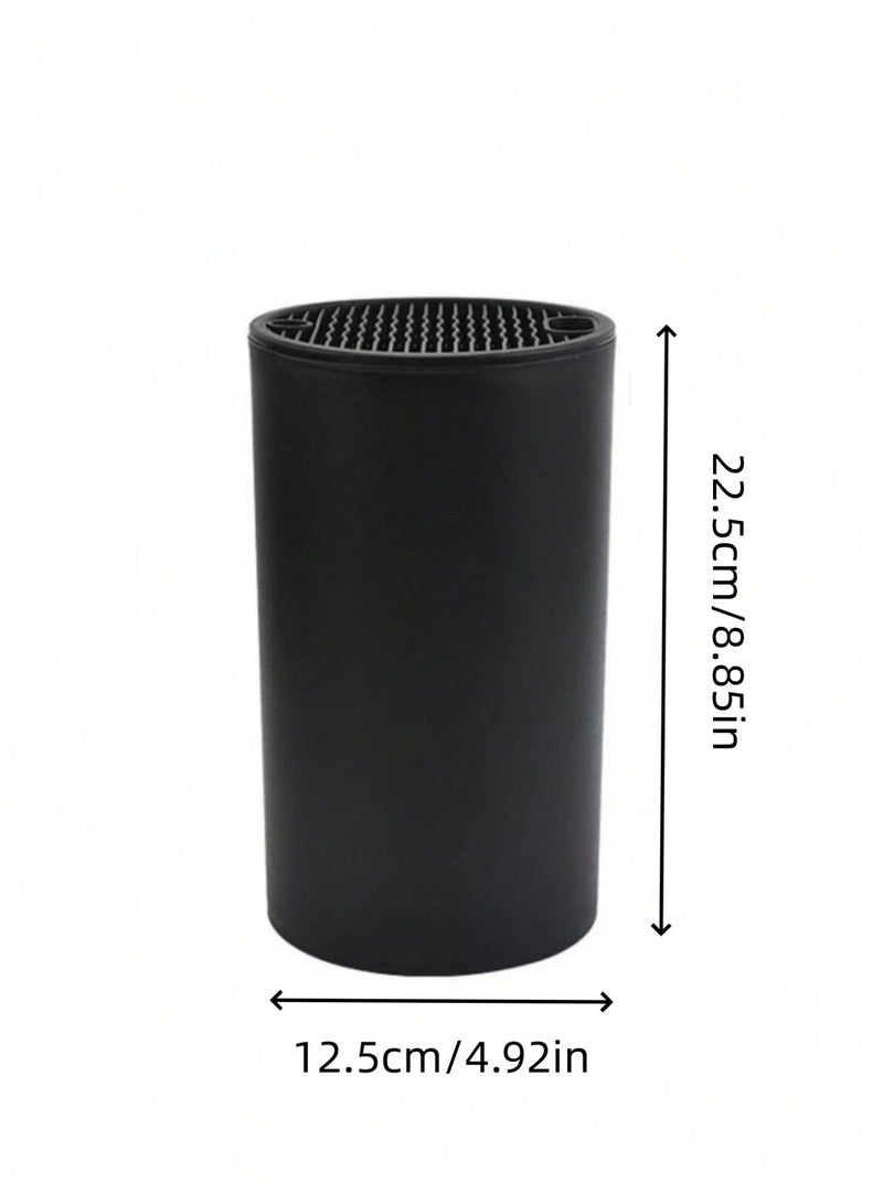 بي إس حامل سكاكين عالمي بدون سكاكين | حامل سكاكين قابل للفصل لسهولة التنظيف | موفر للمساحة مع فتحة مقص | للمقصات وقضيب الشحذ والسكاكين. - Image 2