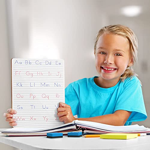 Scribbledo Dry Erase Handwriting Practice for Kids 9 x 12 inch Alphabet Tracing Board Whiteboard Letter Tracing for Kids Ages 3-5 Write and Wipe Alphabet Practice Cards Letters Writing Board - Image 4