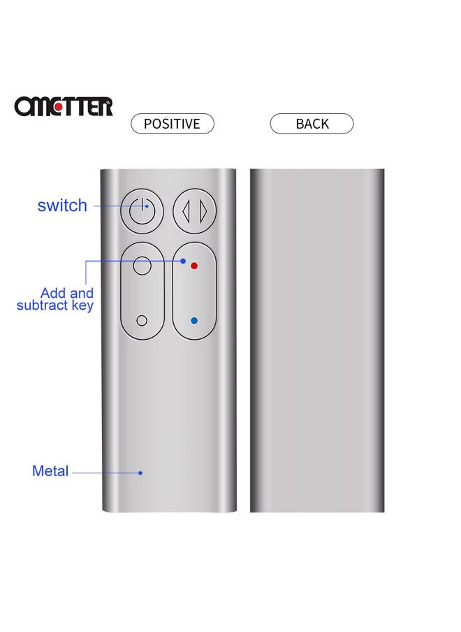 OMETTER - New Applicable Dyson Fan Remote Control Multi-Function Air Purification Cold And Warm Leafless Household Silent AM04 AM05 Humidi - Image 1