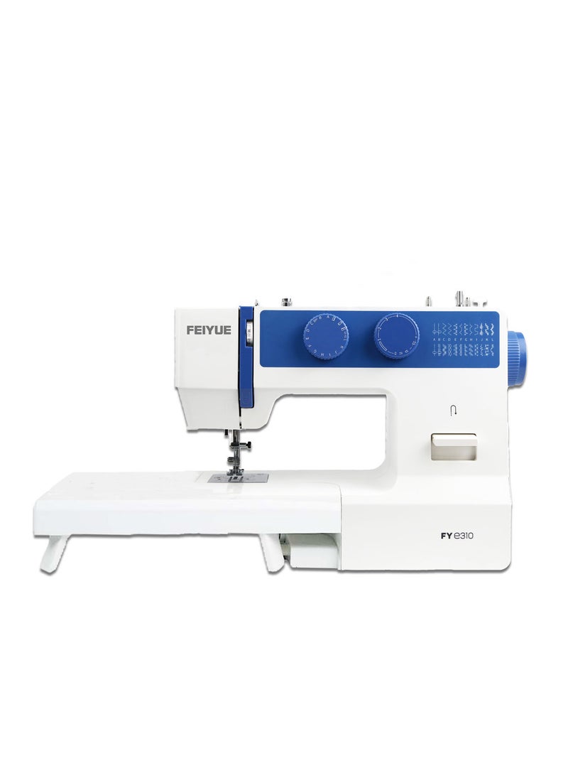 فيوي مكينة خياطة منزلية فييو 310 أزرق 24 غرزة مزودة بمحرك سيرفو FYE310 - Image 1
