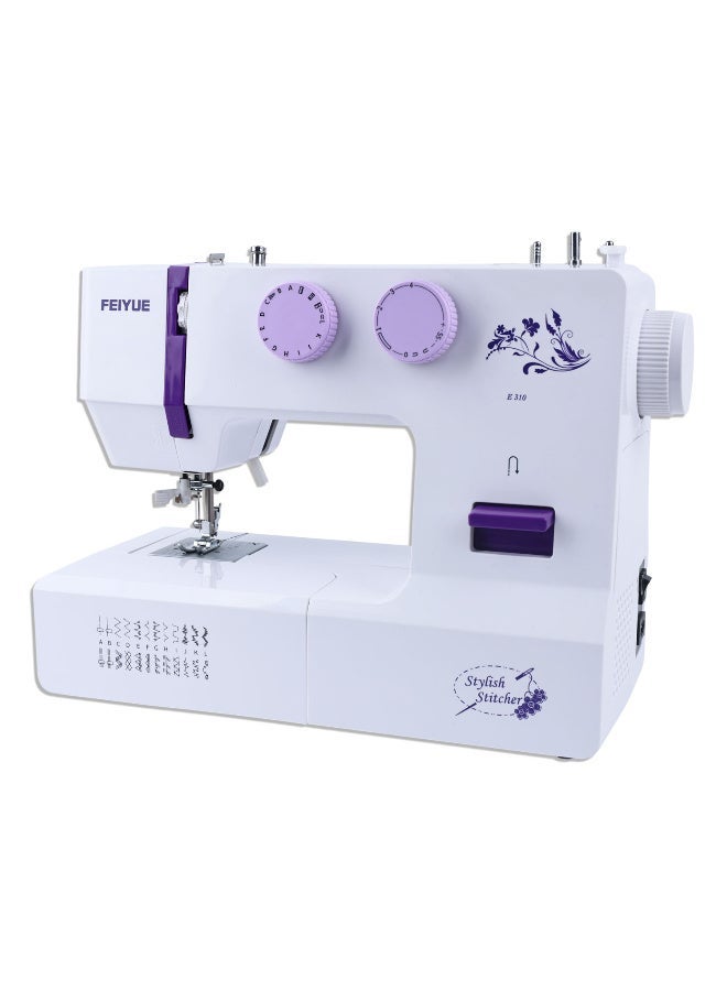 Feiyue FYE310T Blue 24 Stitch household sewing machine with servo motor - Image 1