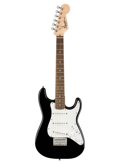 Fender 0370121506 Squier Mini Stratocaster Electric Guitar - Black with Laurel Fingerboard