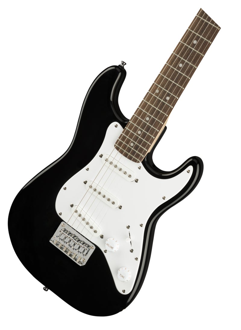 Fender 0370121506 Squier Mini Stratocaster Electric Guitar - Black with Laurel Fingerboard