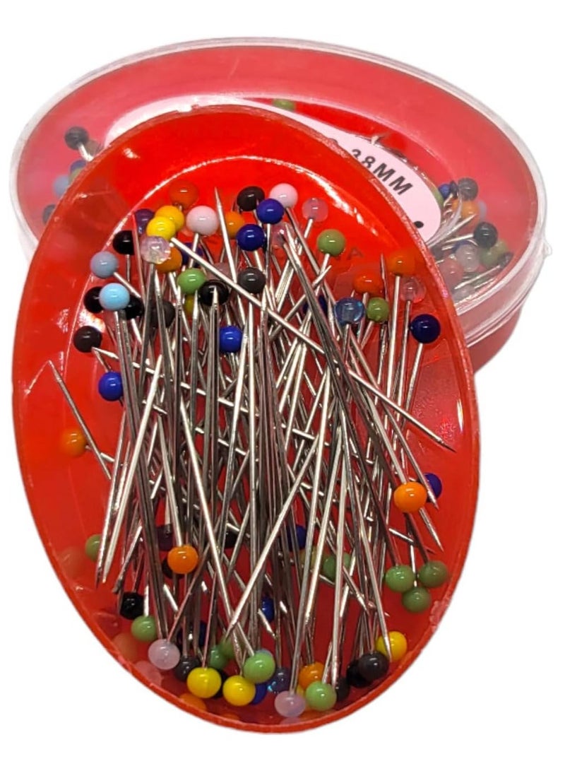 two boxes of Multicolor Hijab Pins Set,  Pins (0.6X38MM), The Quality Material Used In Its Construction Makes It Durable, About 30 Pin By Piece, 2 PCS - Image 4