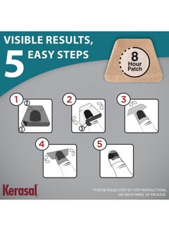Kerasal Multi-Purpose Nail Repair Patches 14Ct + Pack Of 5 Nail Files  - Image 3