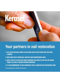 Kerasal Multi-Purpose Nail Repair Patches 14Ct + Pack Of 5 Nail Files  - Image 5