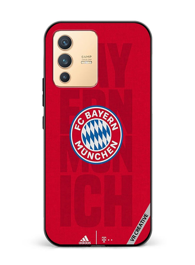 VR CREATIVE Protective Case Cover For Vivo V23 5G Fc Bayern Munich Design Multicolour - Image 1