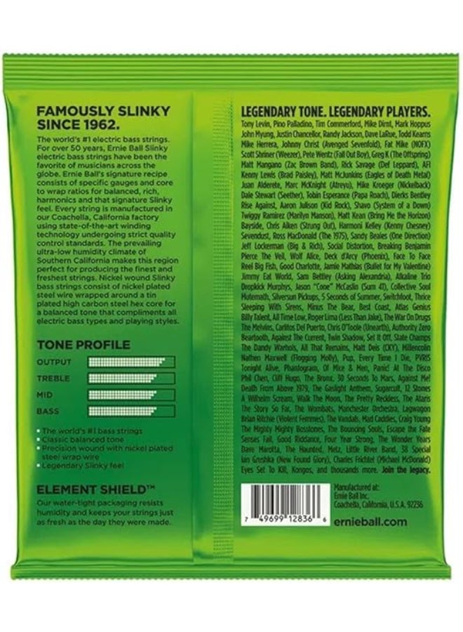 Ernie Ball Regular Slinky 5-String Nickel Wound Electric Bass Strings - 45-130 Gauge - Image 2