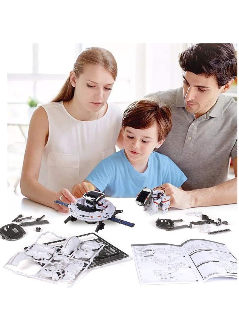 Beauenty STEM Projects for Kids Ages 8-12, Solar Robot Toys 6-in-1 Science Kits DIY Educational Building Space Toy,  Birthday Gifts for Boys Girls Teens - Image 5