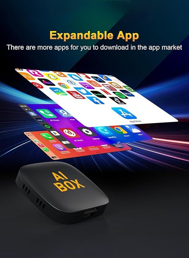 Carplay AI Box Android 13 Wireless Android Auto Smart TV Box For Youtube Netflix Toyota Mazda Hyundai Haval GMC Ford MG VW Kia - Image 2