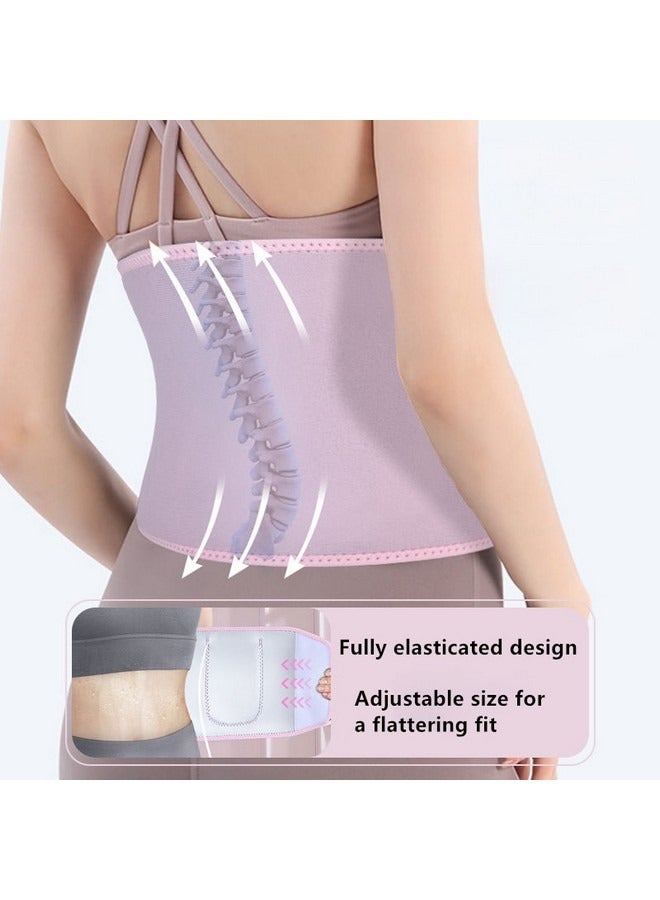 Beauenty Sweating Waist Trimmer Belt, Women Waist Trainer Belt for Abdomen Slimming Fitness Fat Burning Weight Loss, Slimming Body Shaper Belt Workout Sauna Exercise Hot Sweat Band - Image 5