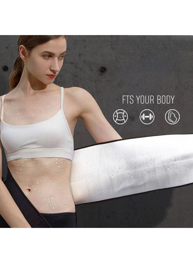 Beauenty Sweating Waist Trimmer Belt, Women Waist Trainer Belt for Abdomen Slimming Fitness Fat Burning Weight Loss, Slimming Body Shaper Belt Workout Sauna Exercise Hot Sweat Band - Image 2