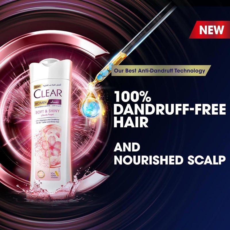 CLEAR 2in1 Anti-Dandruff Shampoo & Conditioner for Women - Image 3
