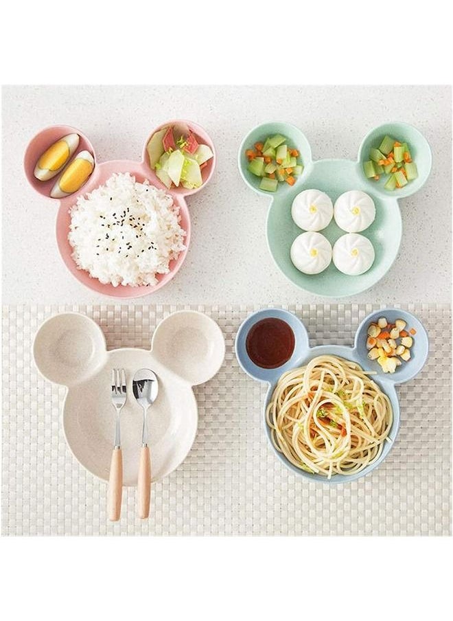 Swift Kids Feeding Bowl, Food Bento Tray, Baby Food Fruit Baby Plates Bowels, Blue  - Image 5