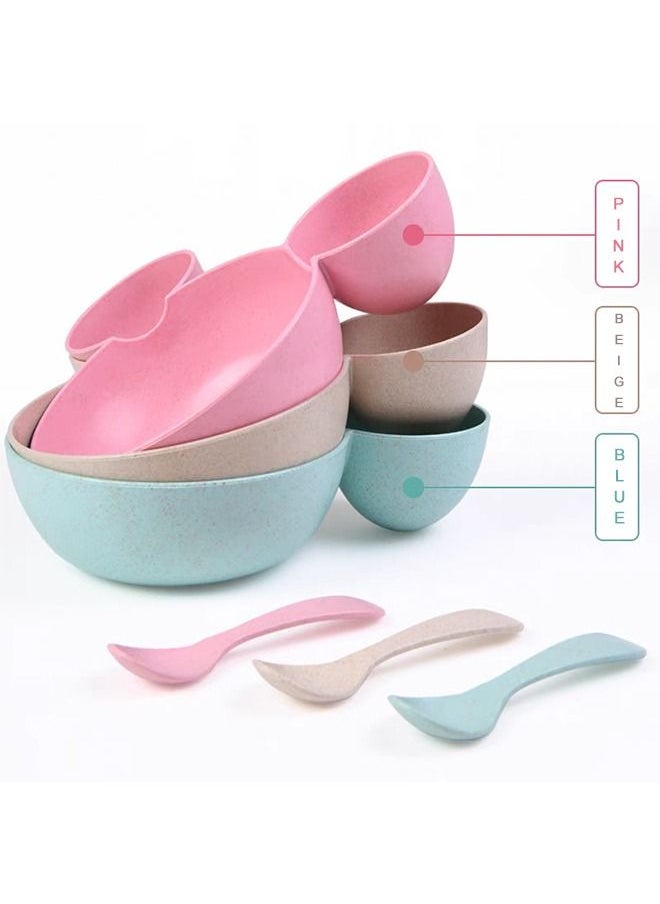 Swift Kids Feeding Bowl, Food Bento Tray, Baby Food Fruit Baby Plates Bowels, Blue  - Image 2