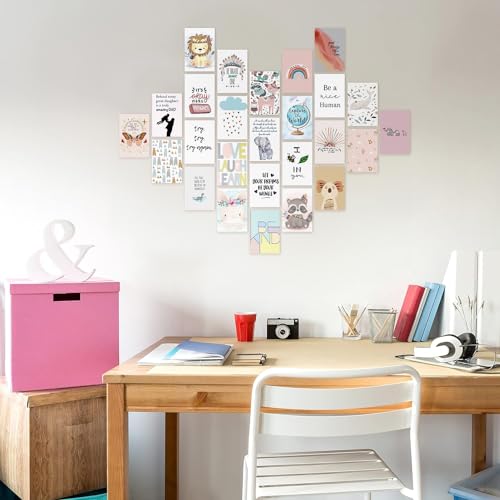 a baby cherry 26 Pieces Peel-N-Stick-Wall Collage Kit| Aesthetic Room Decor Items | Wall Decoration Posters | Wall Posters Aesthetic | Aesthetic Things for Girls | Girl Room Decor Items for Bedroom | - Image 3