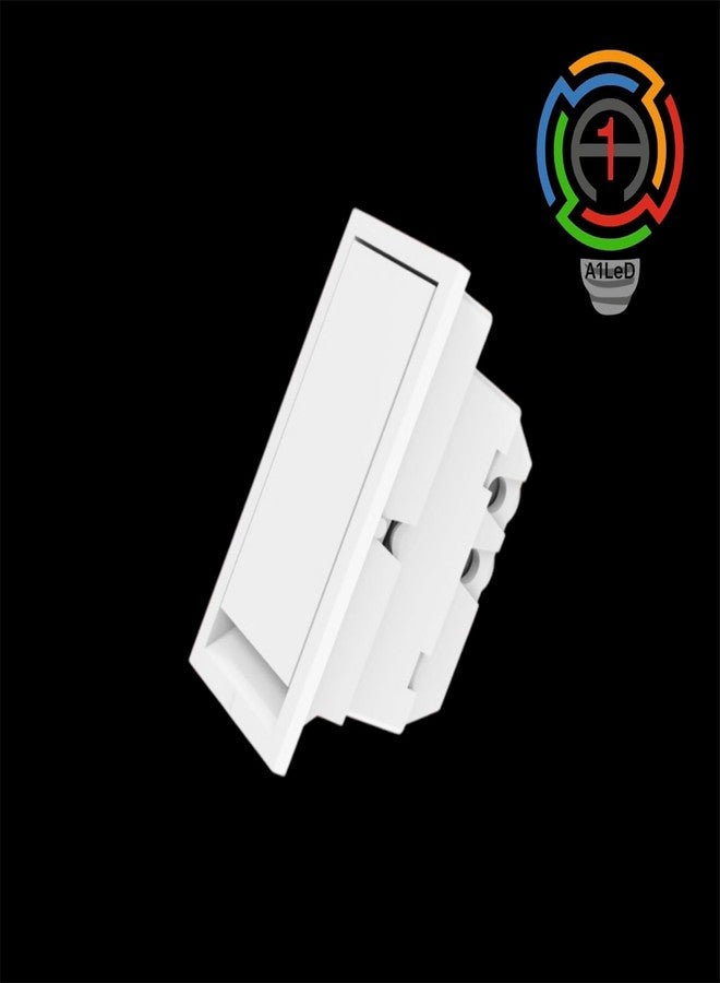 A1 LED Electrical Light Switch, 10A Flat Design, White, Pack of 6 - Image 4