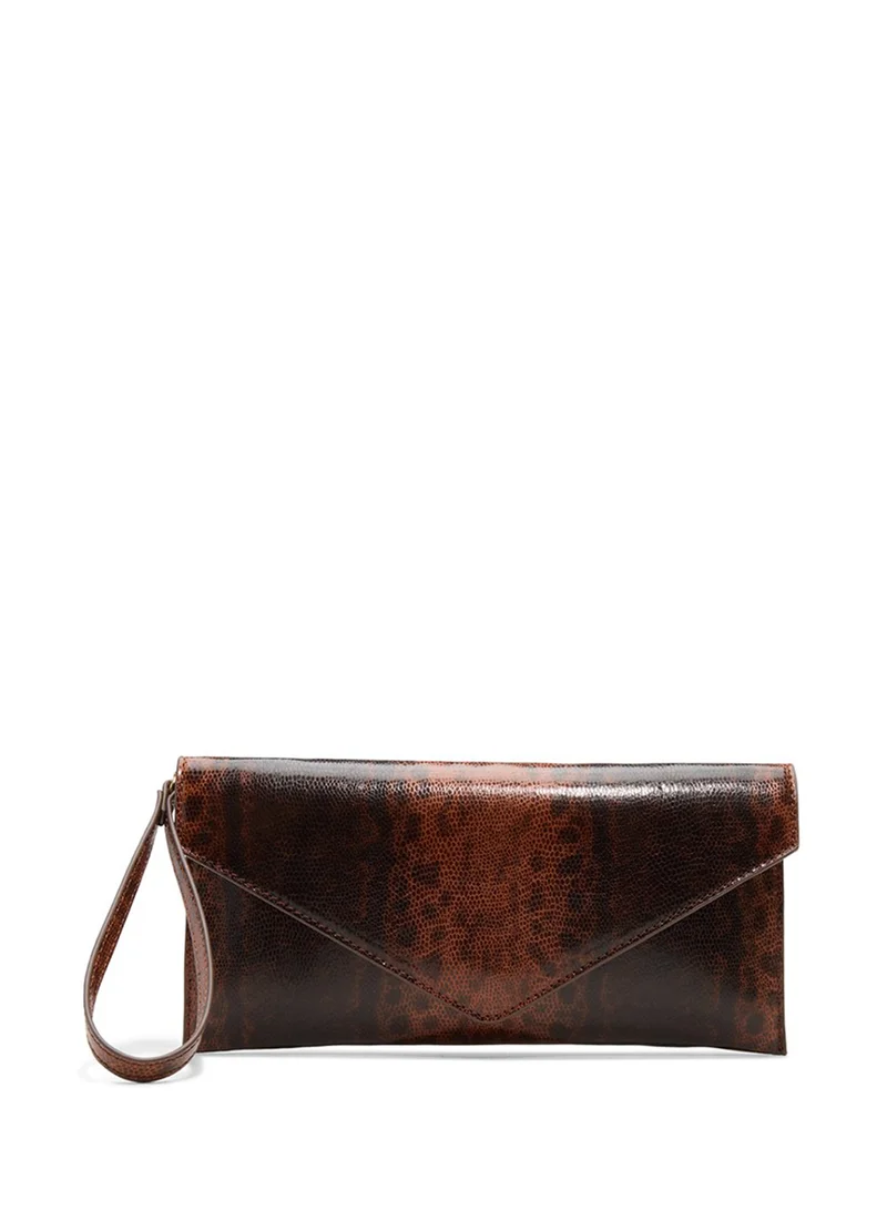 الدو Flap over quilted clutche