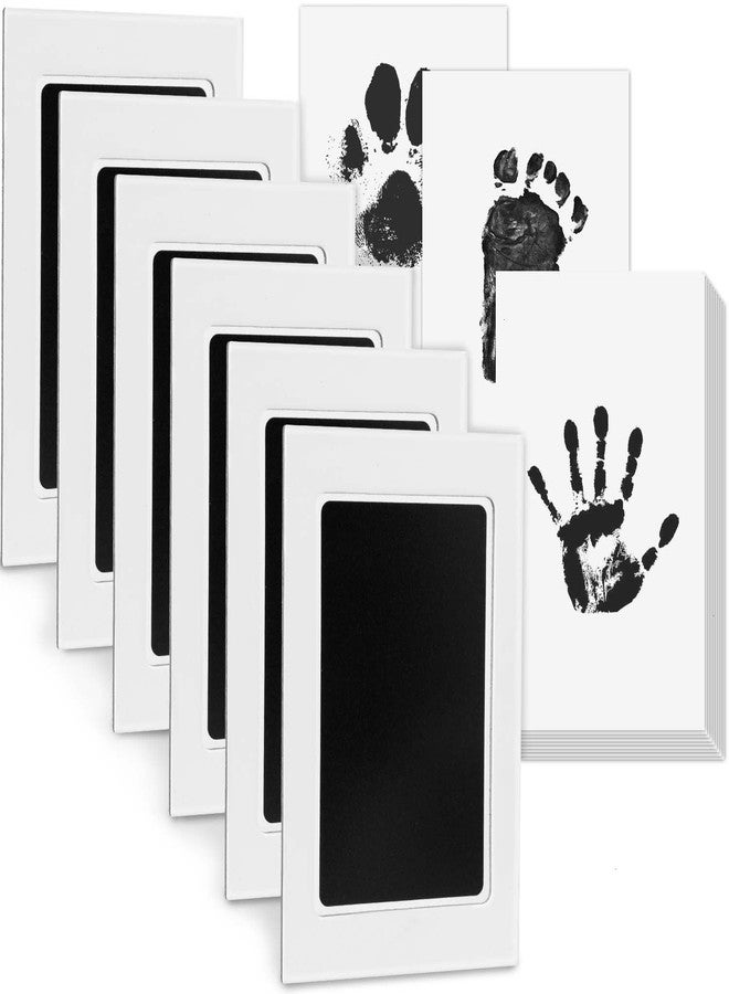 SenseYo 6 Pack Inkless Hand and Footprint Kit, Dog Paw Nose Print Kit Suitable for Babies and Pets - Image 1