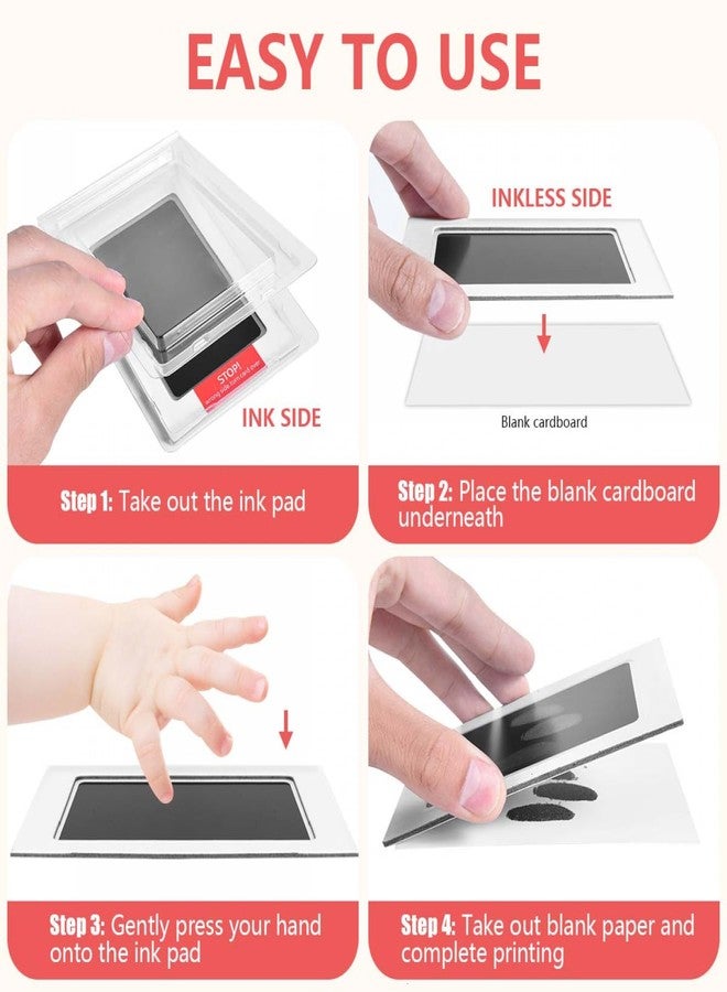 SenseYo 6 Pack Inkless Hand and Footprint Kit, Dog Paw Nose Print Kit Suitable for Babies and Pets - Image 4