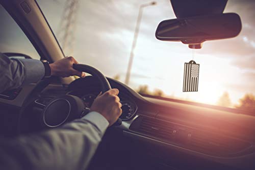Elektroplate معطر هواء علم الولايات المتحدة مقلوب، رائحة سيارة جديدة، 6 عبوات - Image 4