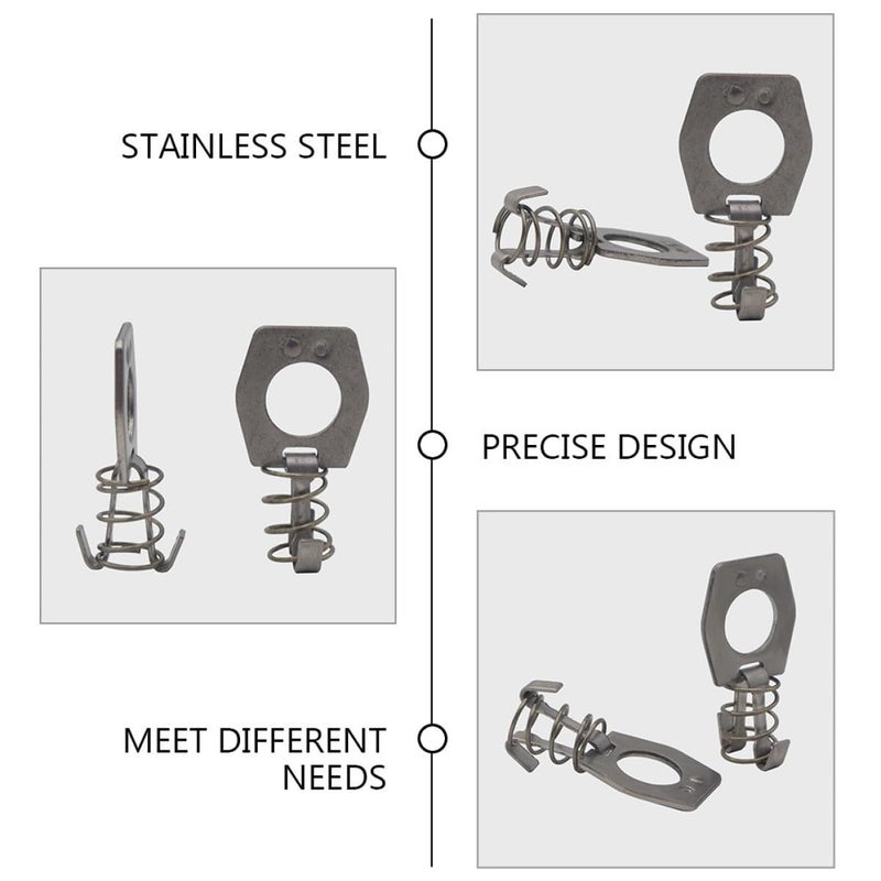 2Pcs Metal Cam Lock Fasteners for RV Camper Water Heater Door Latch - Image 4