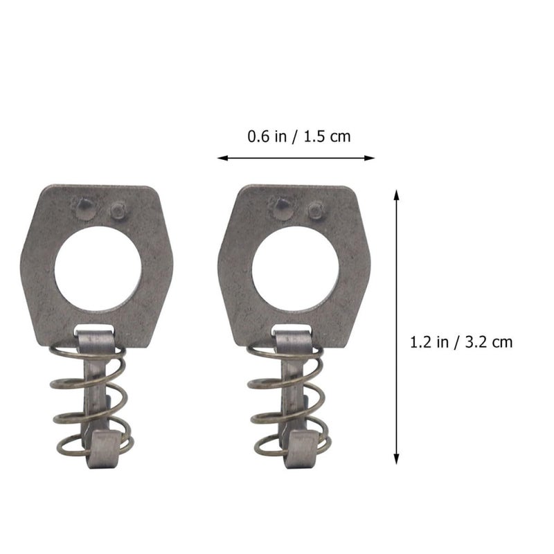 2Pcs Metal Cam Lock Fasteners for RV Camper Water Heater Door Latch - Image 3