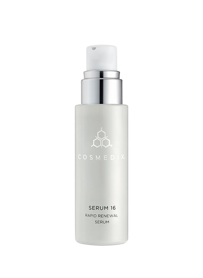 CosMedix Serum 16 PM Rapid Renewal Night Face Serum 16 Percent Encapsulated Retinol | For | Anti-Ageing Resurfacing Overnight 30ml - Image 2