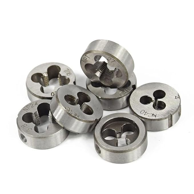 NIKTIONTap and Die Set 40 Pcs Carbon Steel Milling Threading Tool Kit for Remove Screws for Cut Raw Materials or Repair Existing Threads MPTP-400 - Image 3