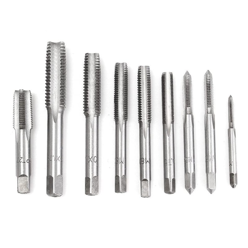 NIKTIONTap and Die Set 40 Pcs Carbon Steel Milling Threading Tool Kit for Remove Screws for Cut Raw Materials or Repair Existing Threads MPTP-400 - Image 5