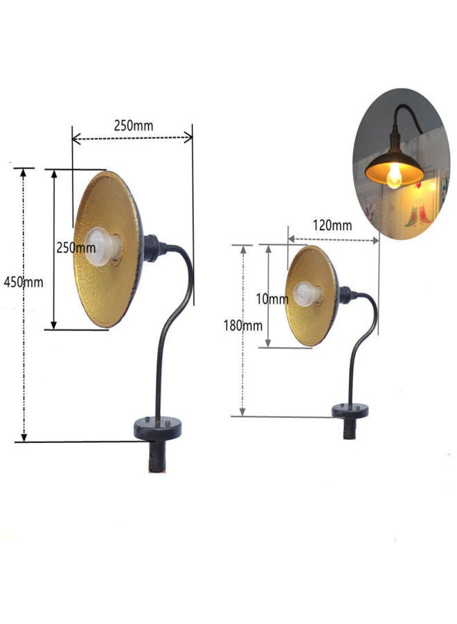Sand Table Miniature Simulation Wall Lamp Model Indoor And Outdoor Lighting Light Micro Photography Landscape LED Lighting 3V-Colour:Small  - Image 5