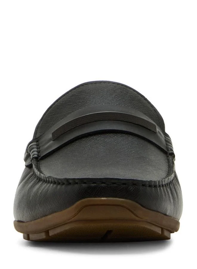 Steve Madden Thurston Black Men's Slip-On Dress Shoes
