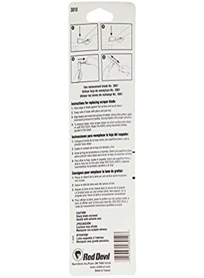 Red Devil 3010 Single Edge Scraper - Image 3