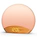 REACHER Wood Grain Sunrise Alarm Clock and Sound Machine Nightlight Digital Dimmable Clock for Bedroom 26 Sleep Sounds White Noise Machine for Baby Adults Wake Up Light Alarm Clock for Kids - Image 2