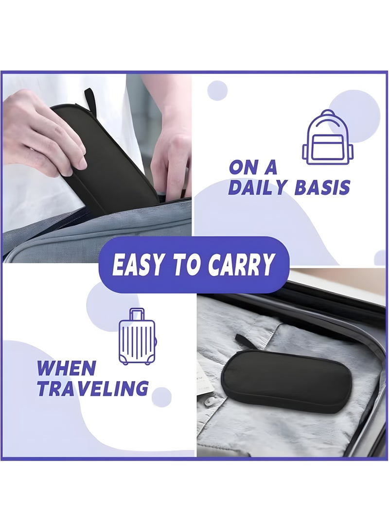 Portable Insulin Cooling Travel Bag Insulated Cooling Compartment Compact & Lightweight Reusable Ice Packs, Designed for Medical Travel 1 Set - Image 5