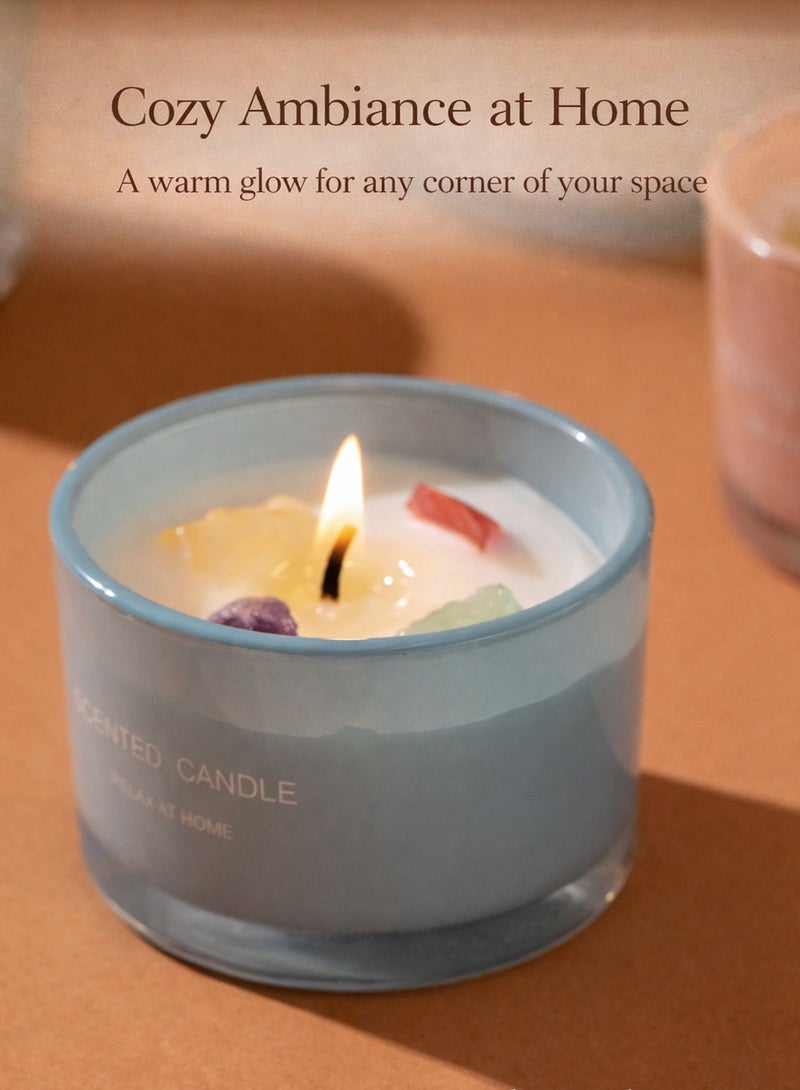 Scented Candel, Long-Lasting Aromatherapy Jar Candle for Home, Office & Spa Décor, 90g-Black - Image 3