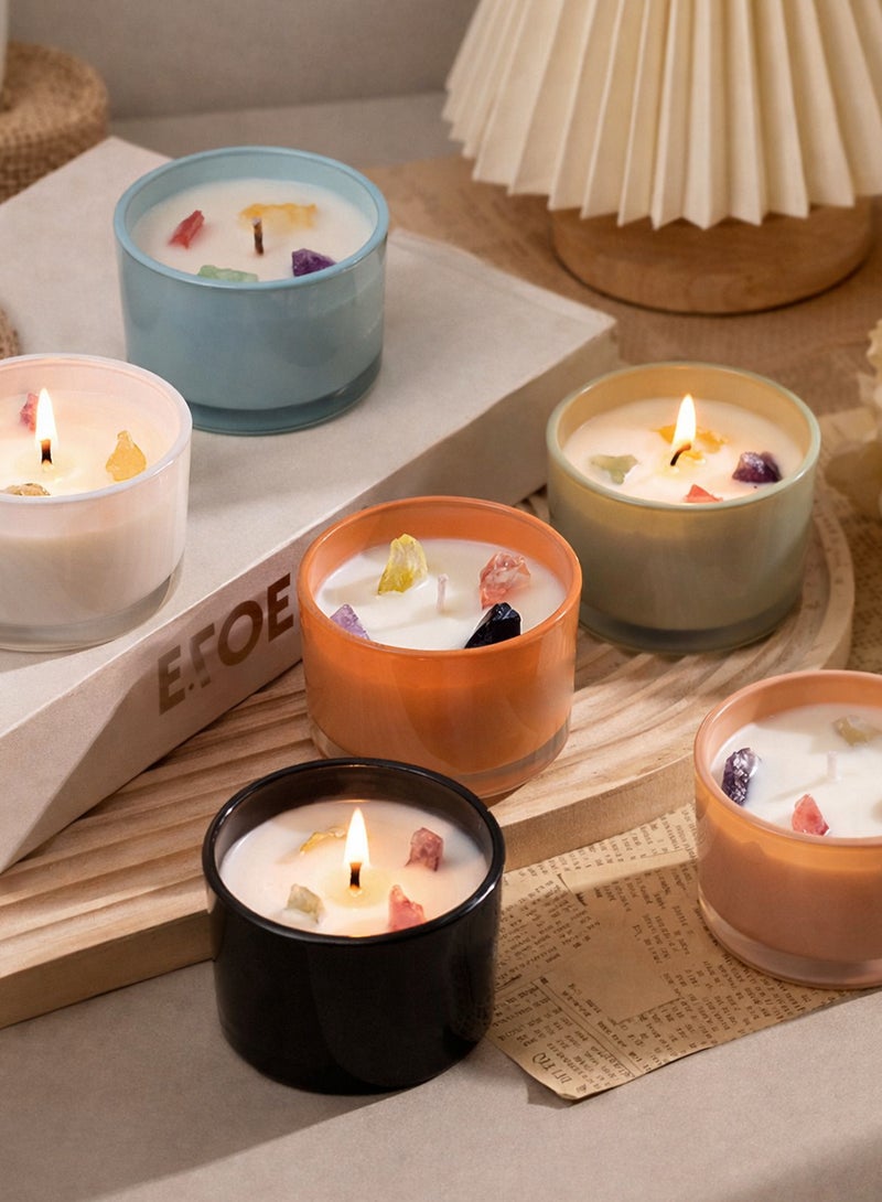 Scented Candel, Long-Lasting Aromatherapy Jar Candle for Home, Office & Spa Décor, 90g-Black - Image 5