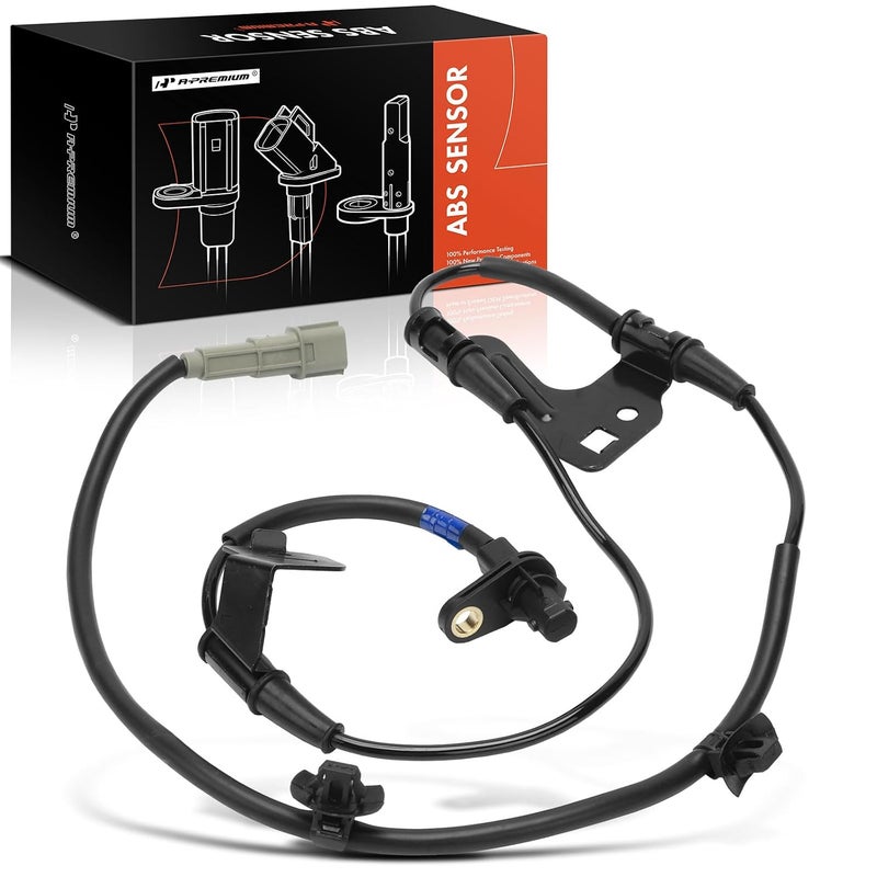 A-Premium ABS Wheel Speed Sensor Compatible with Hyundai & Kia Models - Accent, Rio, 2018 2019 2020 - Front Left Driver Side, Replace# 59810H5000 - Image 1