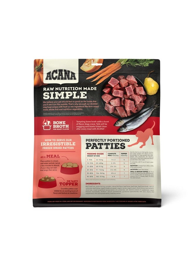 (أسنى) وجبة طعام الكلاب المجففة بالتجميد من أكانا، خالية من الحبوب، غنية بالبروتين، وصفة لحم البقر المربى في المزارع، 14 أونصة - Image 2