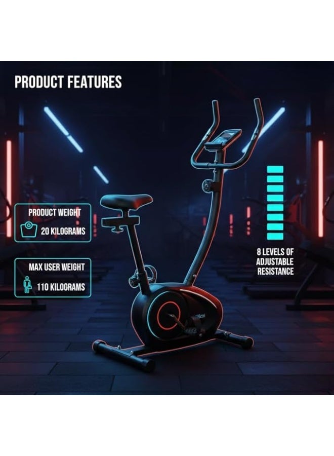 Marshal Fitness Upright Magnetic Bike - Image 5
