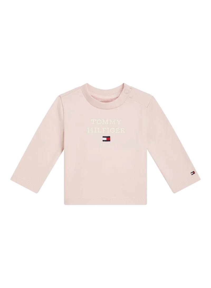 TOMMY HILFIGER Kids Logo Crew Neck T-Shirt